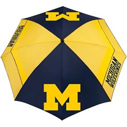Team Effort Michigan Wolverines 62" Windsheer Lite Golf Umbrella