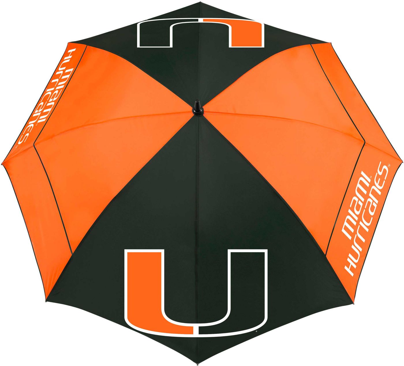 Team Effort Miami Hurricanes 62" Windsheer Lite Golf Umbrella DICK'S