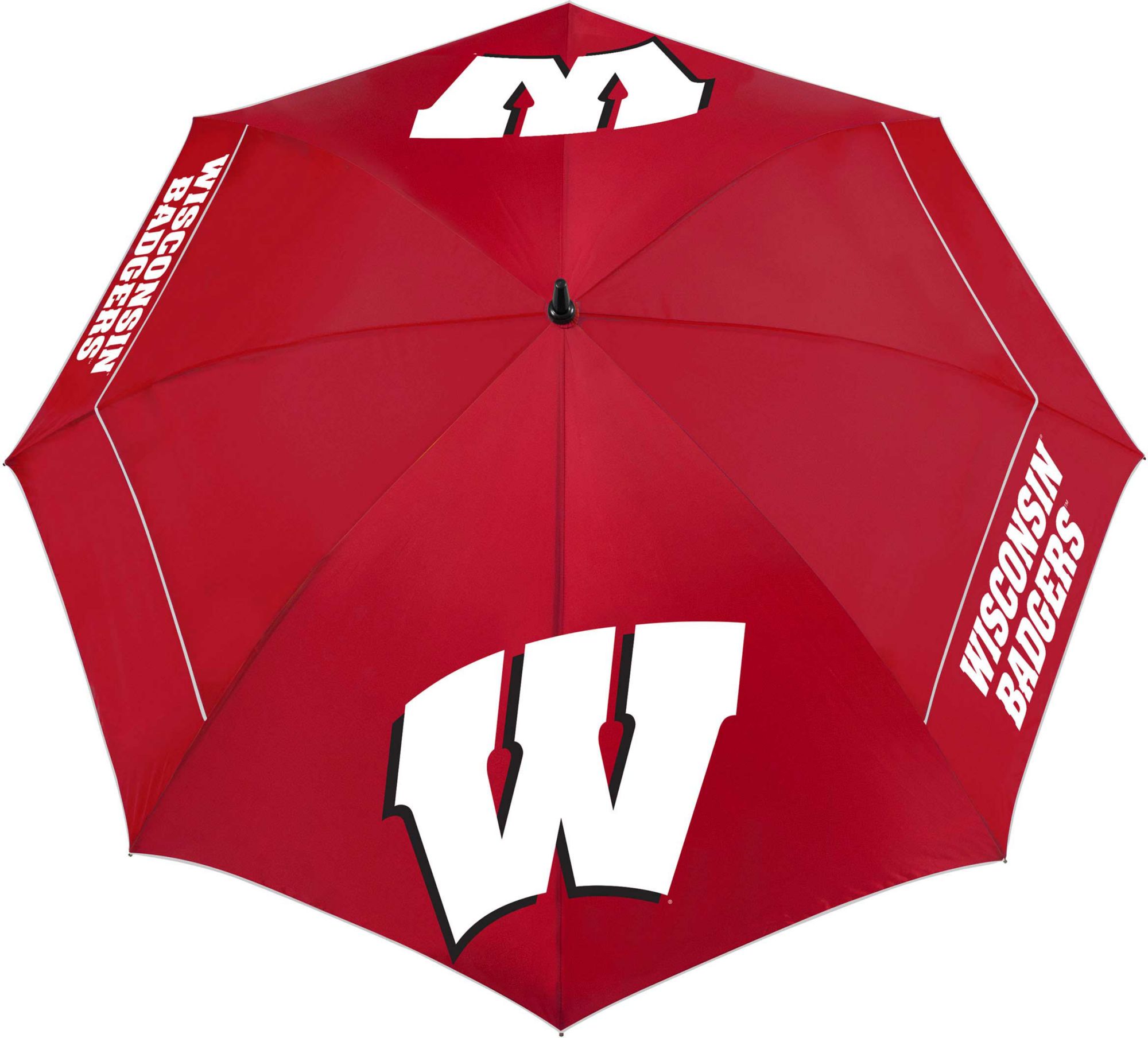 Team Effort Wisconsin Badgers 62" Windsheer Lite Golf Umbrella