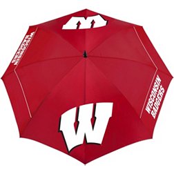 Team Effort Wisconsin Badgers 62" Windsheer Lite Golf Umbrella