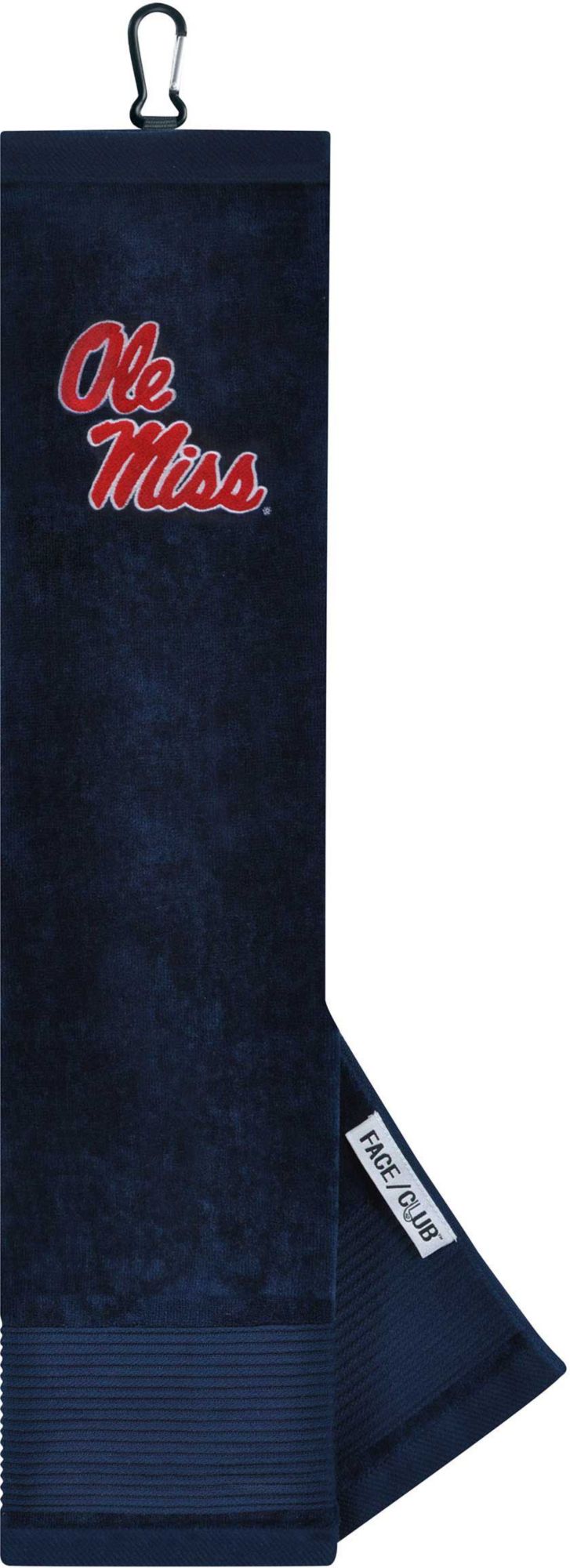 Team Effort Ole Miss Rebels Embroidered Face/Club Tri-Fold Towel