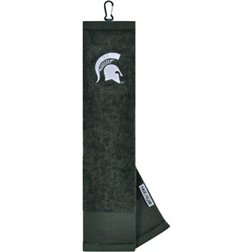 Team Effort Michigan State Spartans Embroidered Face/Club Tri-Fold Towel