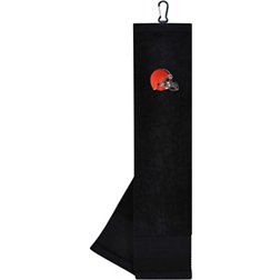 Team Effort Cleveland Browns Embroidered Face/Club Tri-Fold Towel