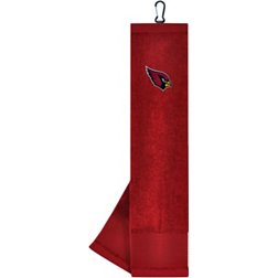 Team Effort Arizona Cardinals Embroidered Face/Club Tri-Fold Towel