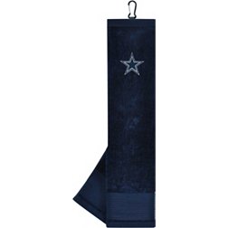 Team Effort Dallas Cowboys Embroidered Face/Club Tri-Fold Towel