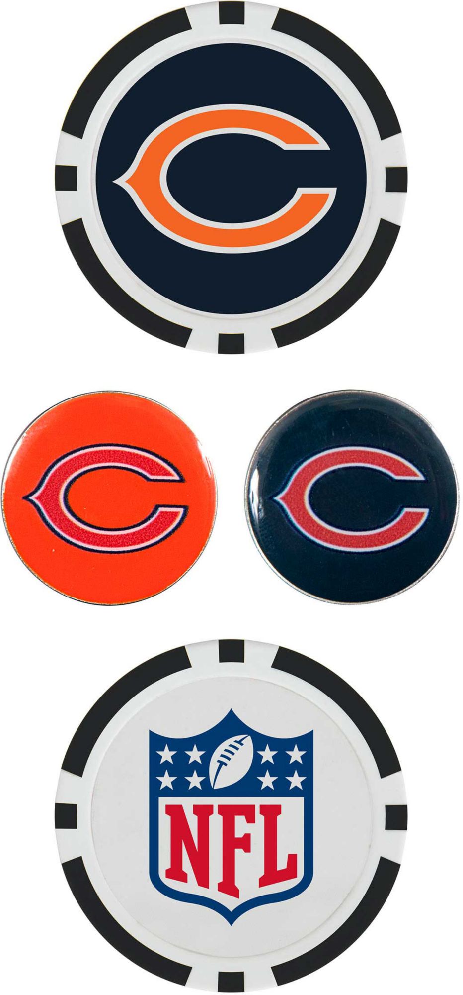 Chicago Bears Hat Clip w/2 Markers, clamshell