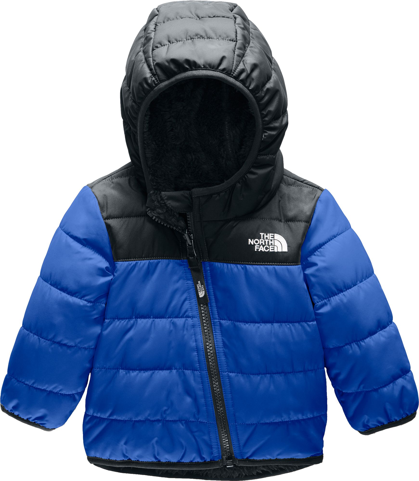 blue face baby north face hoodie