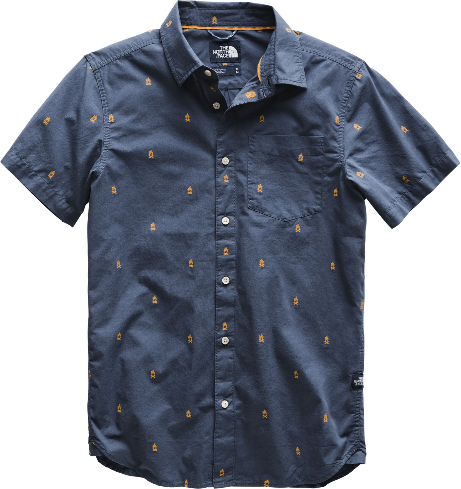 north face short sleeve button up