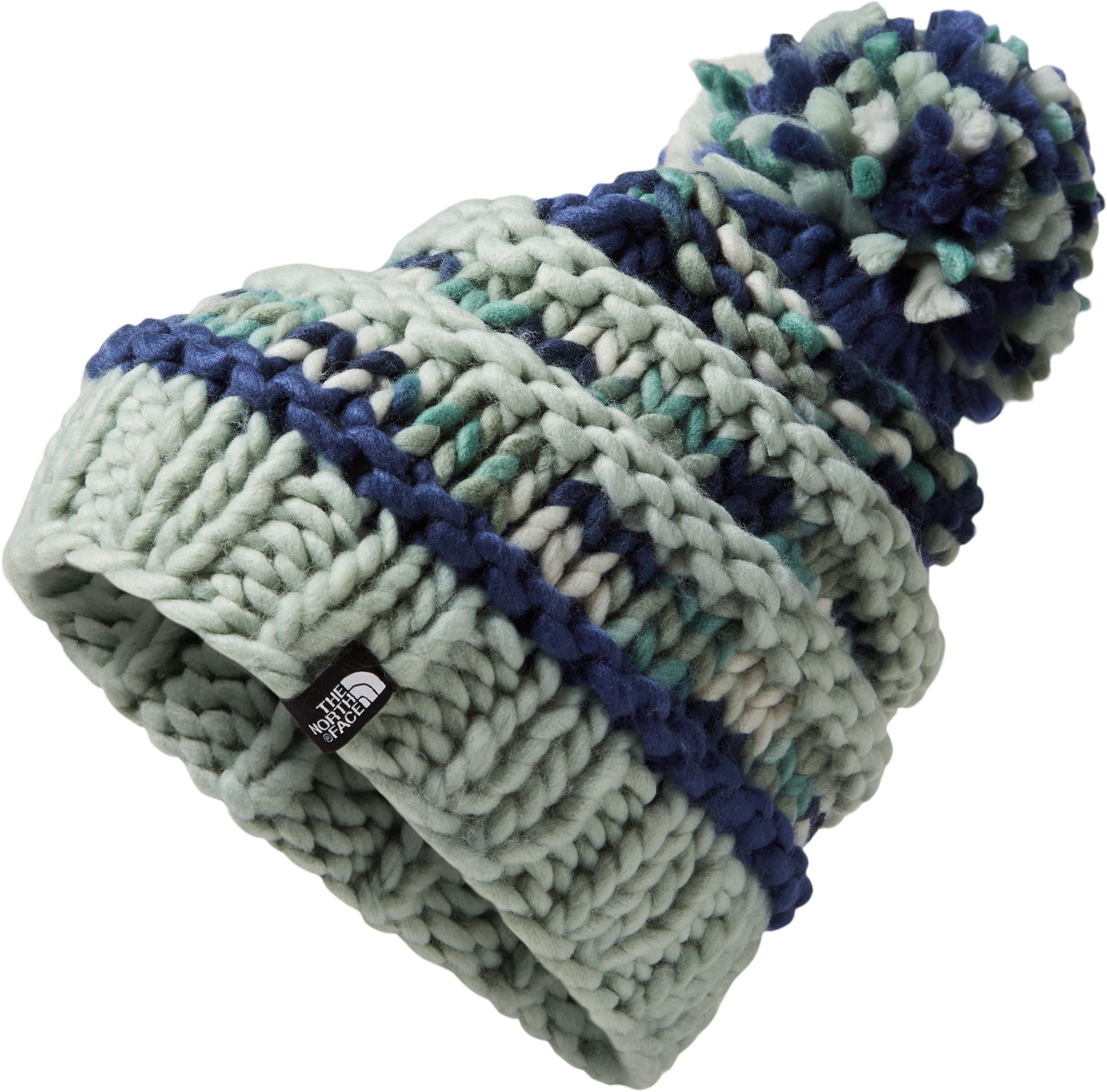 north face blue beanie