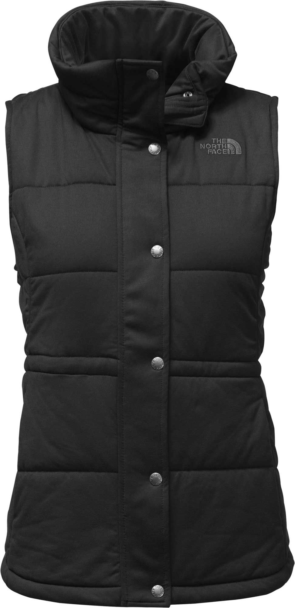 north face long vest