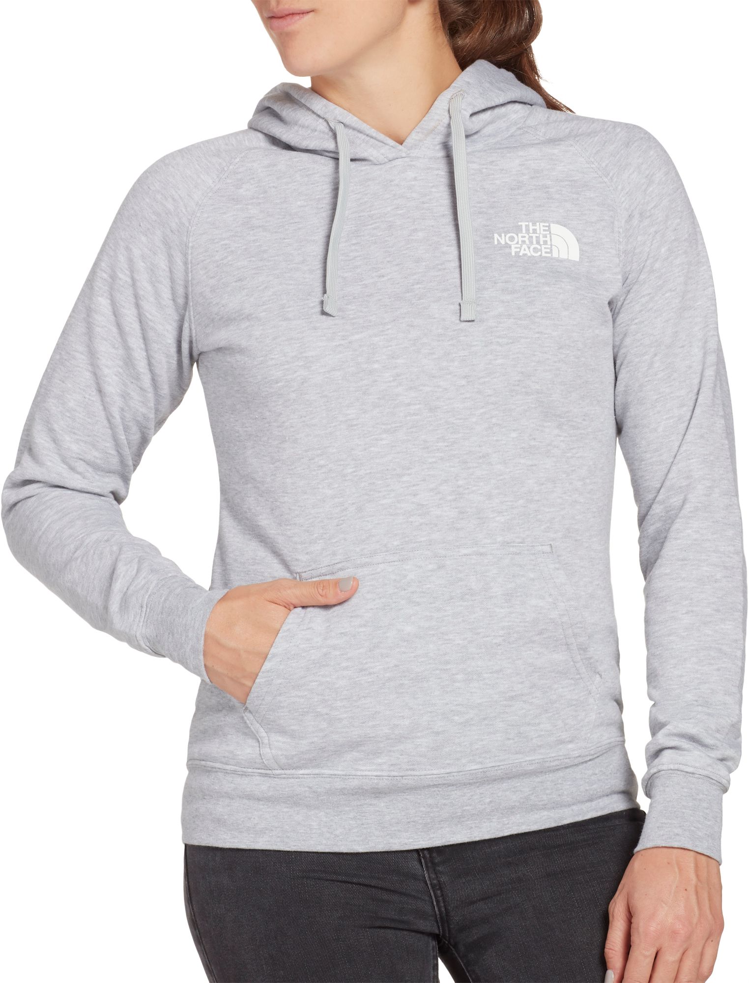 north face red box hoodie women's