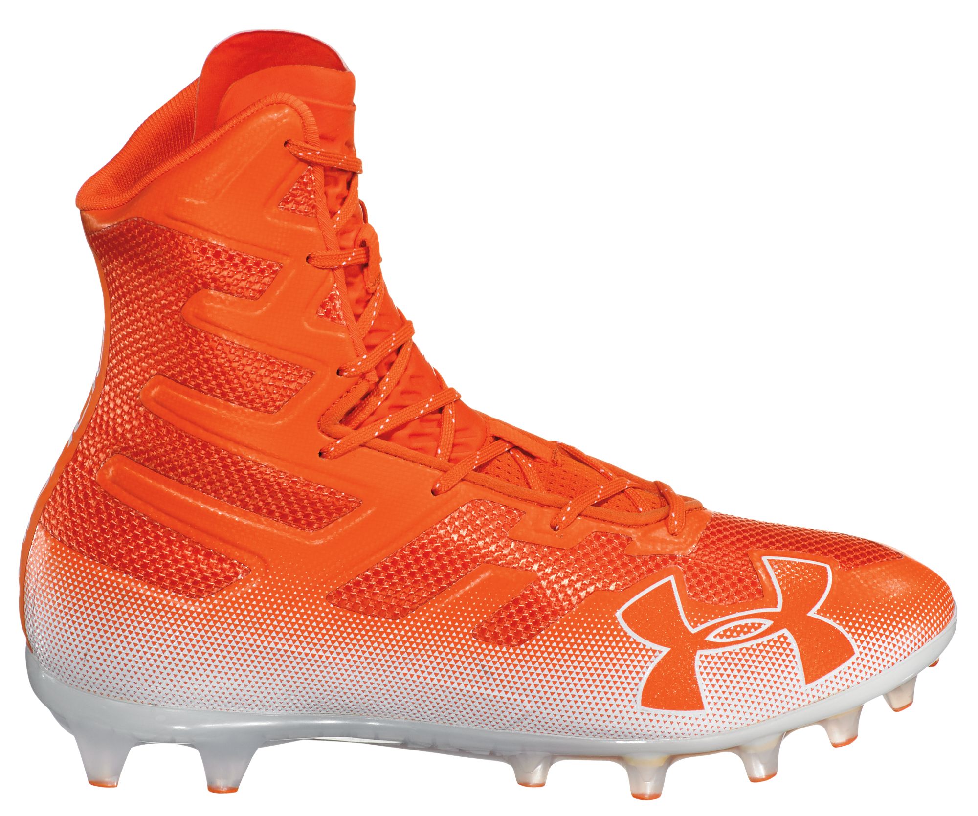 orange under armour cleats