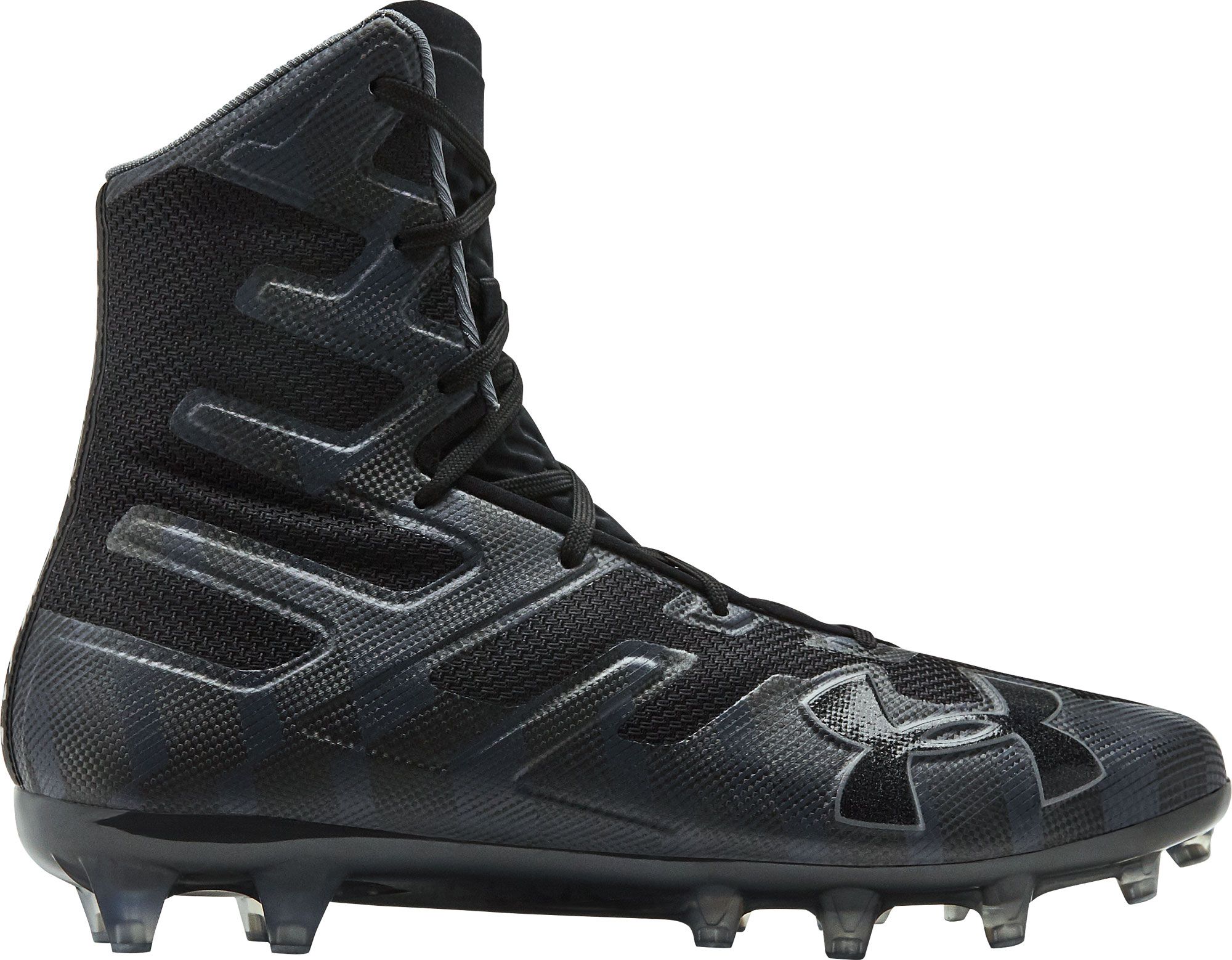 black lacrosse cleats