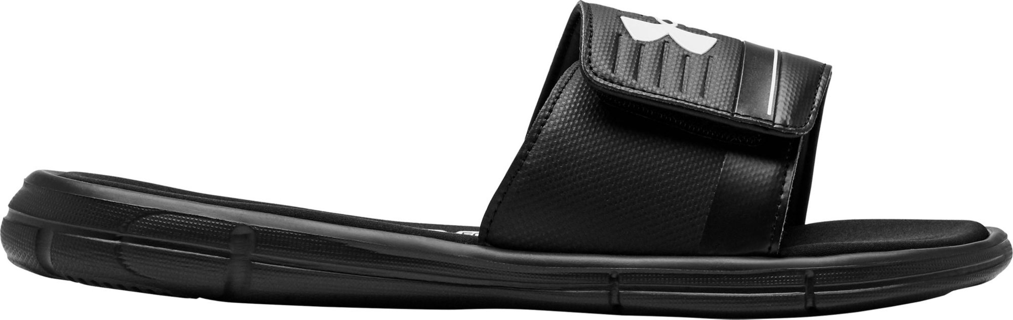 mens under armor slides