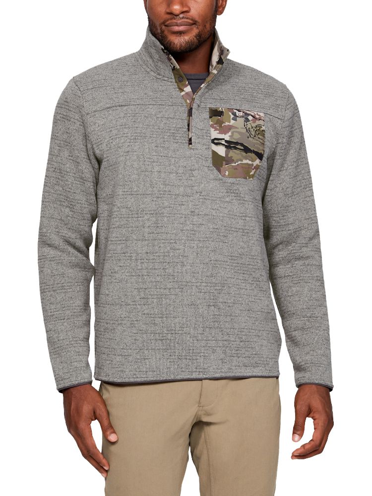 Sweaterfleece Henley Long Sleeve Shirt 