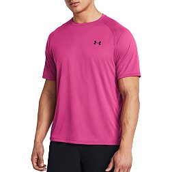Under Armour TECH ZIP TWIST - Long sleeved top - cerise / pink
