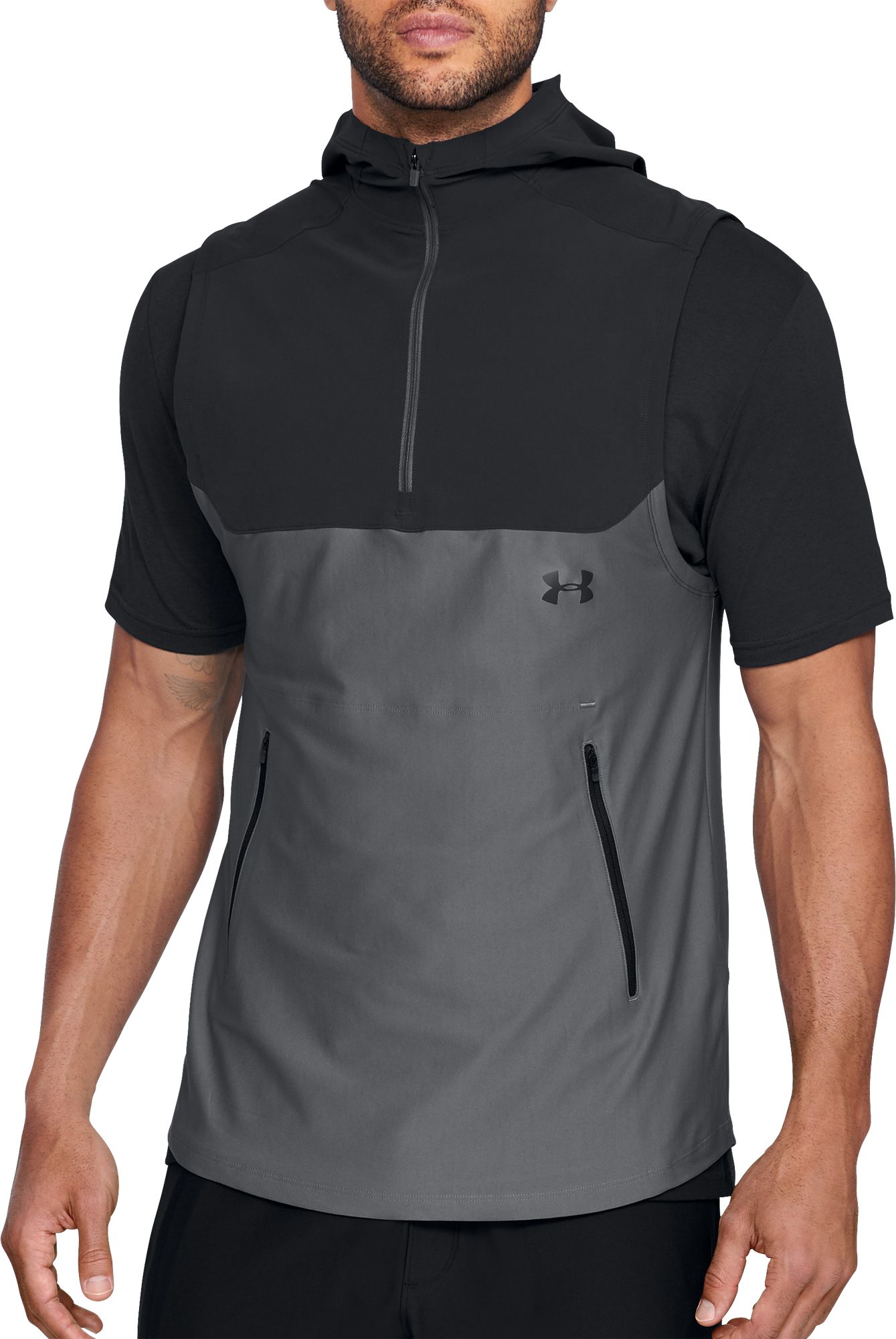 under armour half sleeve hoodie