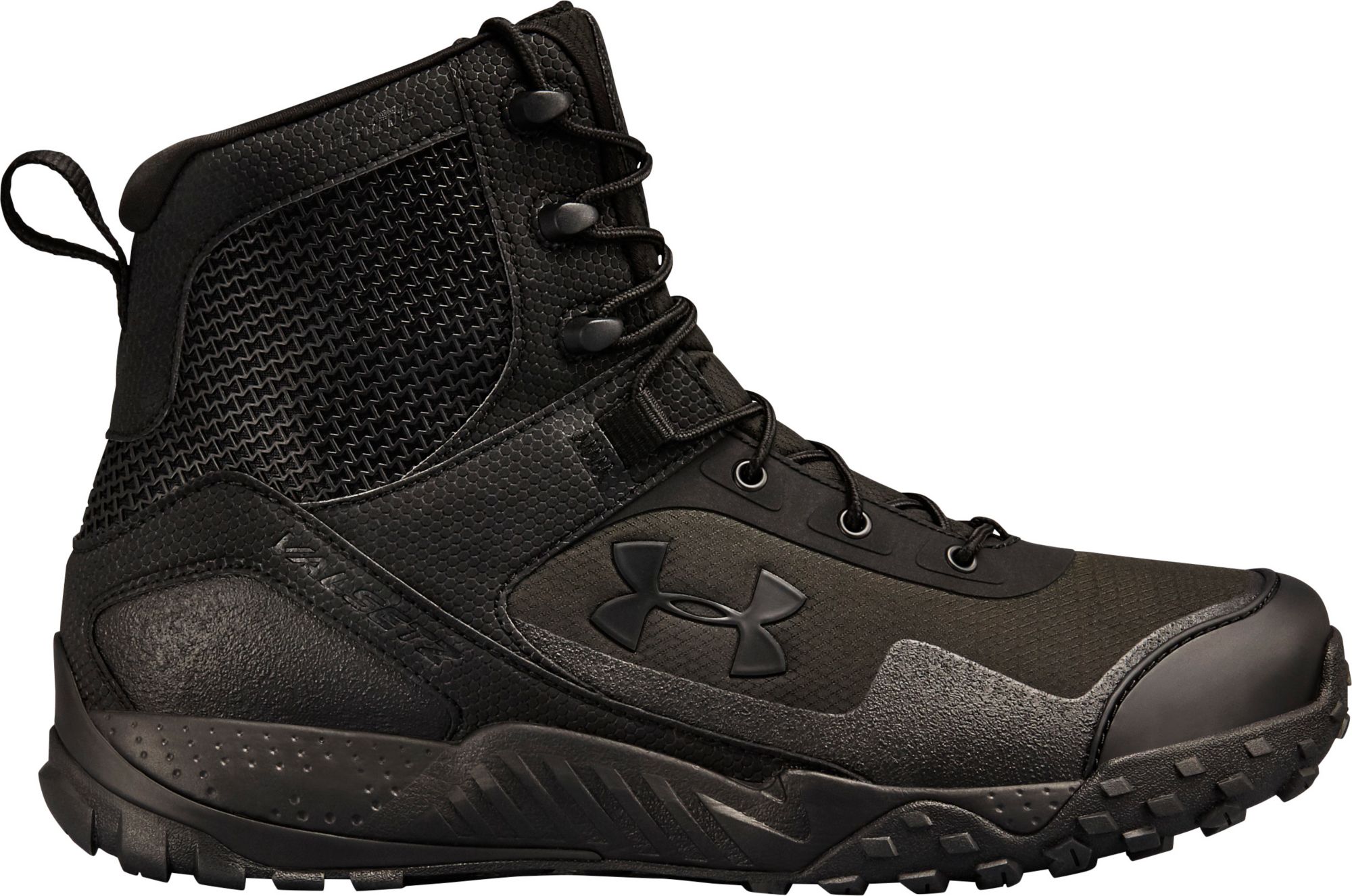 under armour black police boots