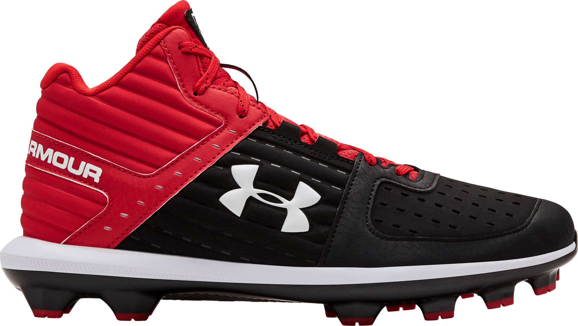 under armour high top baseball cleats