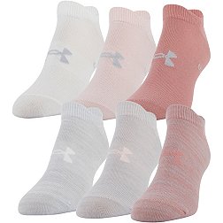 Under Armour Girl's Essential Socks - 6 Pack