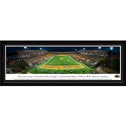 Blakeway Panoramas Southern Miss Golden Eagles Framed Panorama Poster