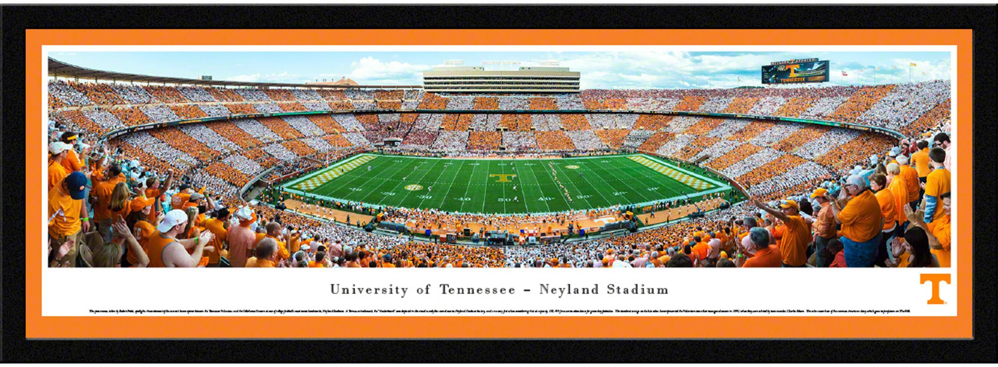 Blakeway Panoramas Tennessee Volunteers Framed Panorama Poster