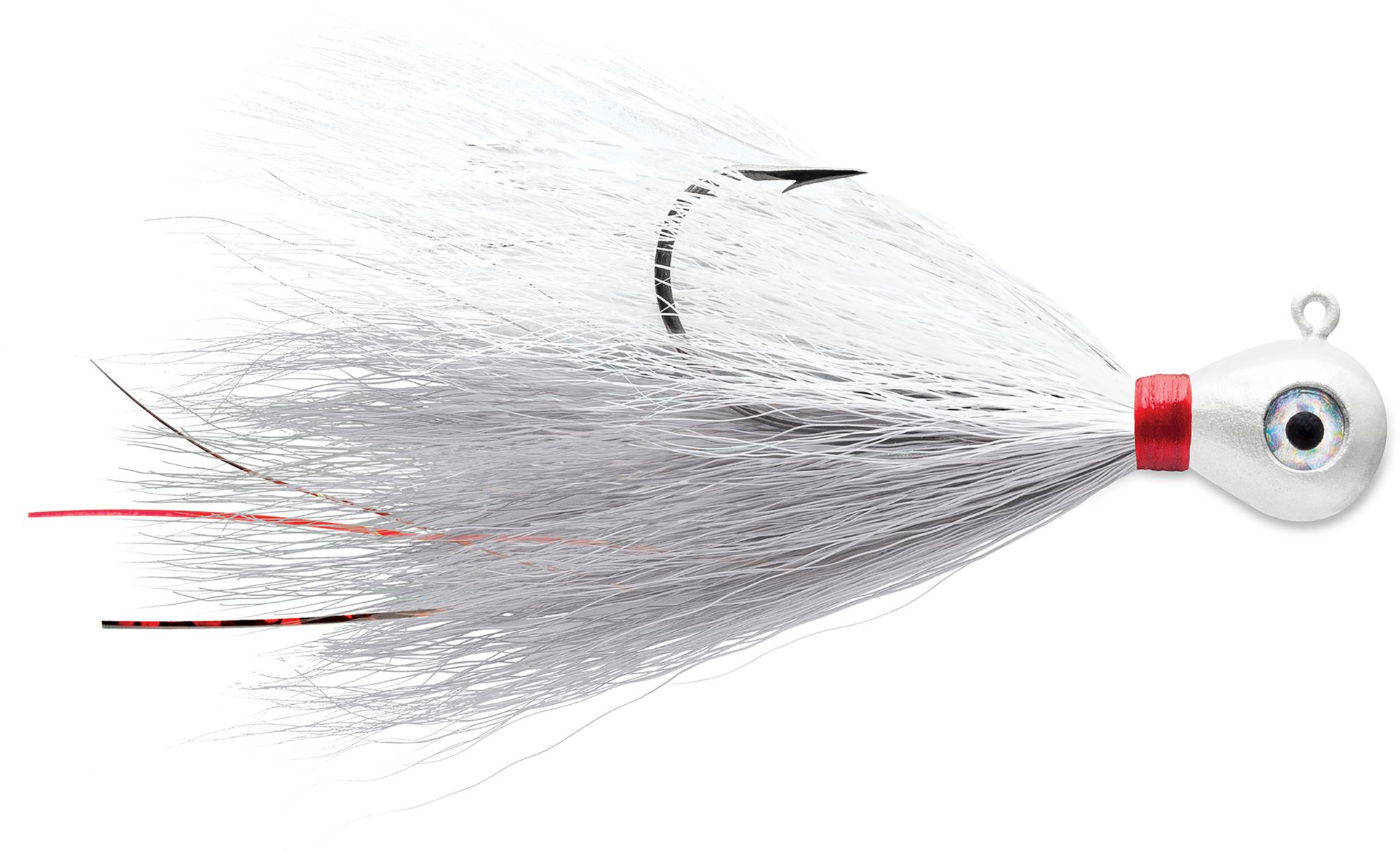 Eagle Claw Trokar Pro-V Bend White Bucktail Saltwater Jig Assortment Kit
