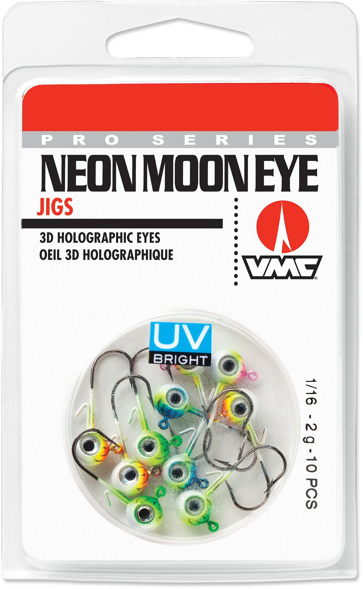 VMC Neon Moon Eye UV Bright Jig Head Kit