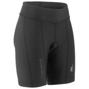 Women's Louis Garneau LGneer Bib – Black, Size L – Comfort-Fit Cycling Tights With Coolmax & Reflective Logos