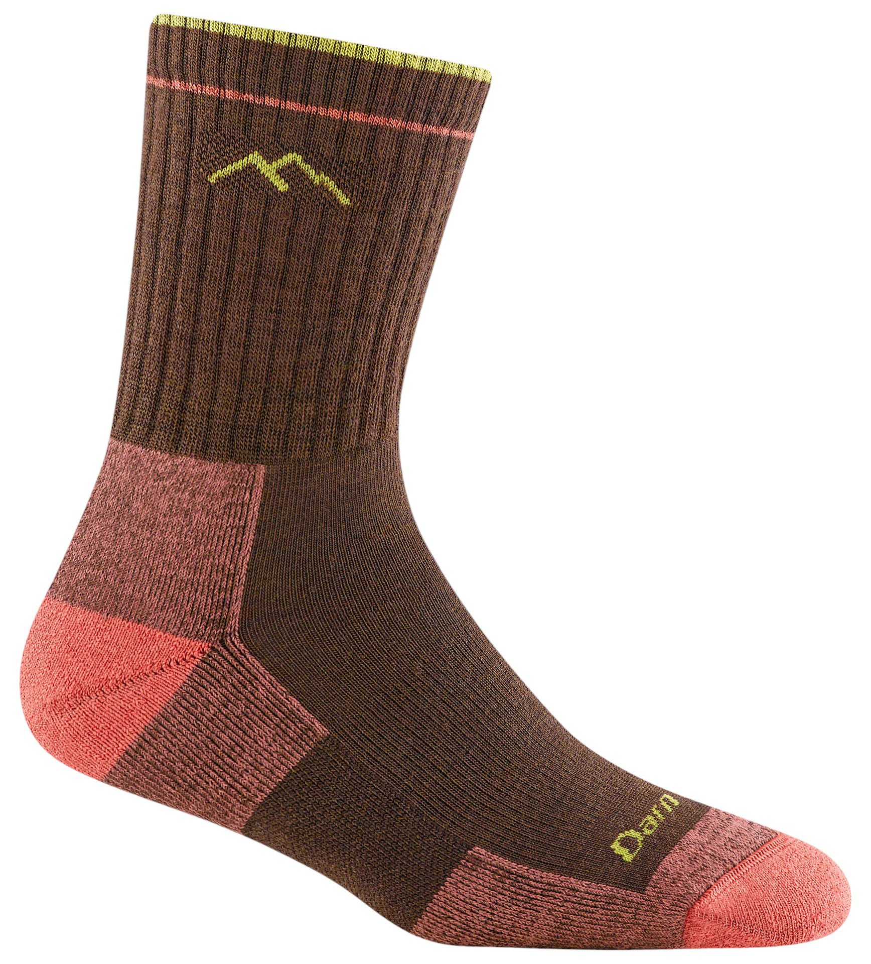 Darn Tough Women's Hiker Cushioned Micro Crew Midweight Hiking Socks