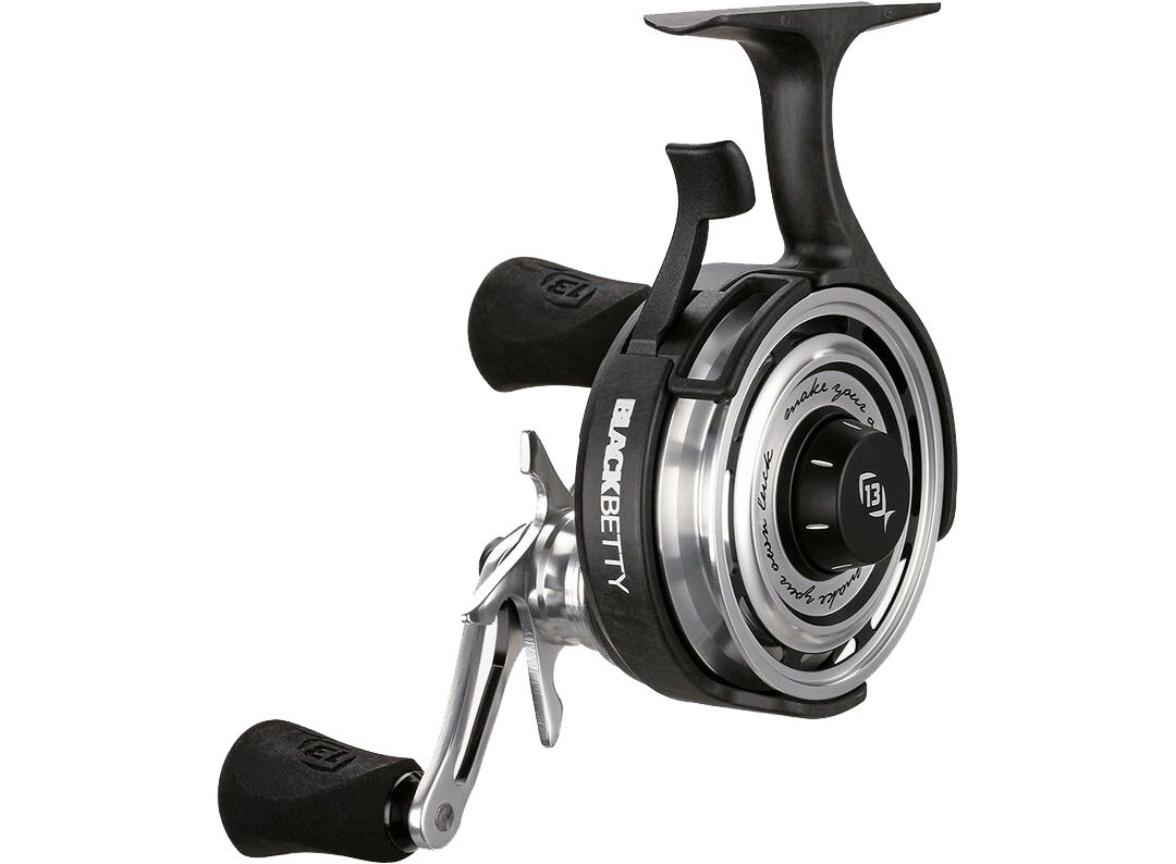 13 Fishing Black Betty Freefall Ice Reel Field Stream