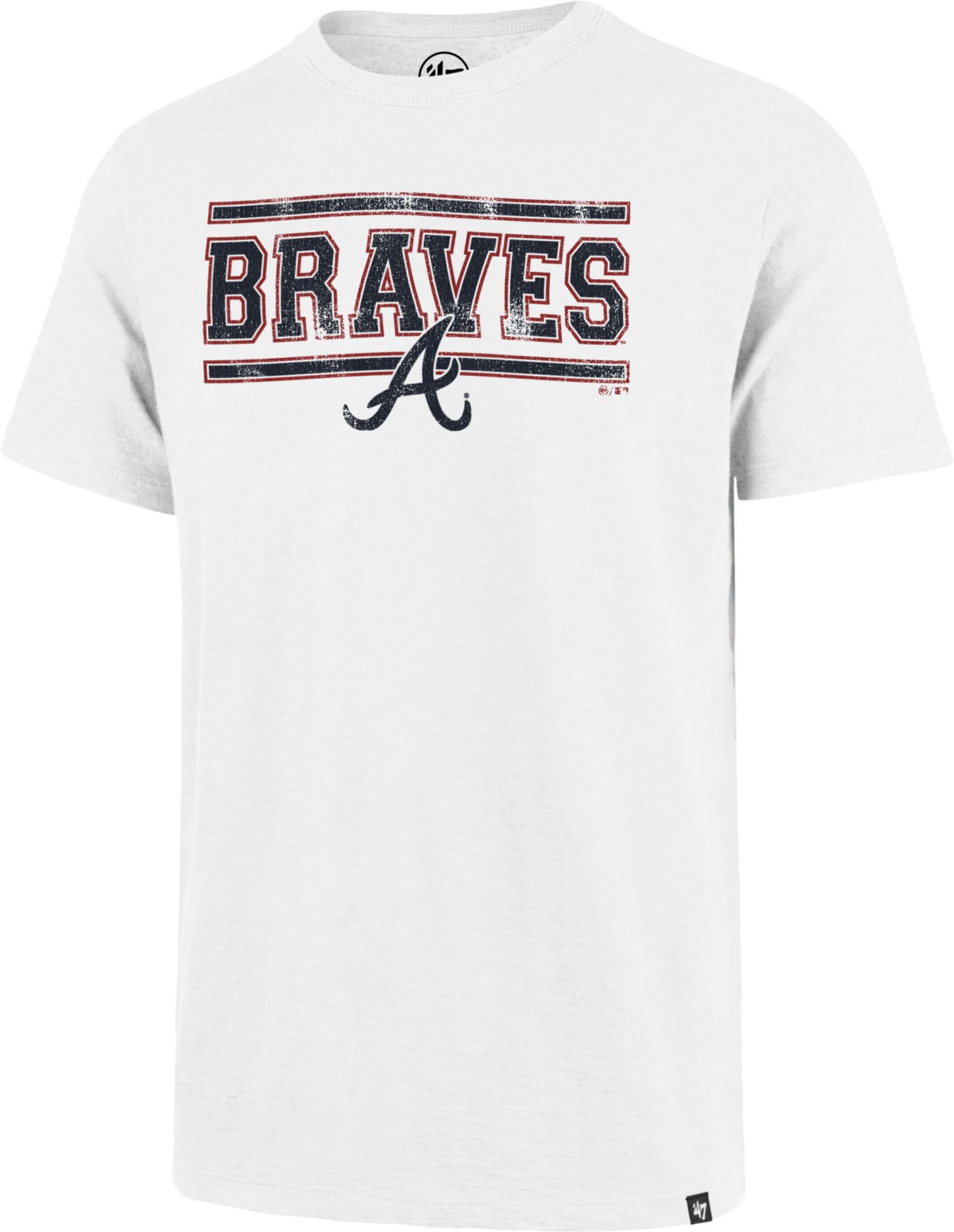 47 Men's Atlanta Braves Scrum T-Shirt - Blue - L (Large)