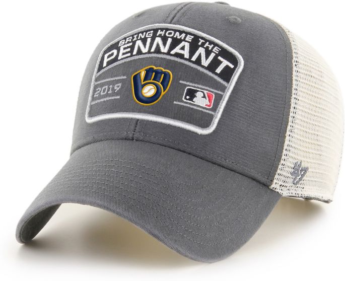 47 Men S Milwaukee Brewers 2019 Mlb Postseason Locker Room Adjustable Hat