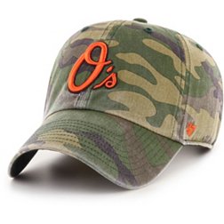 '47 Men's Baltimore Orioles Camo Clean Up Adjustable Hat