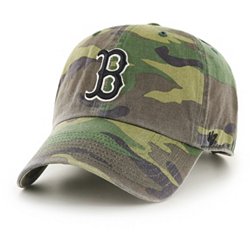 '47 Men's Boston Red Sox Camo Clean Up Adjustable Hat