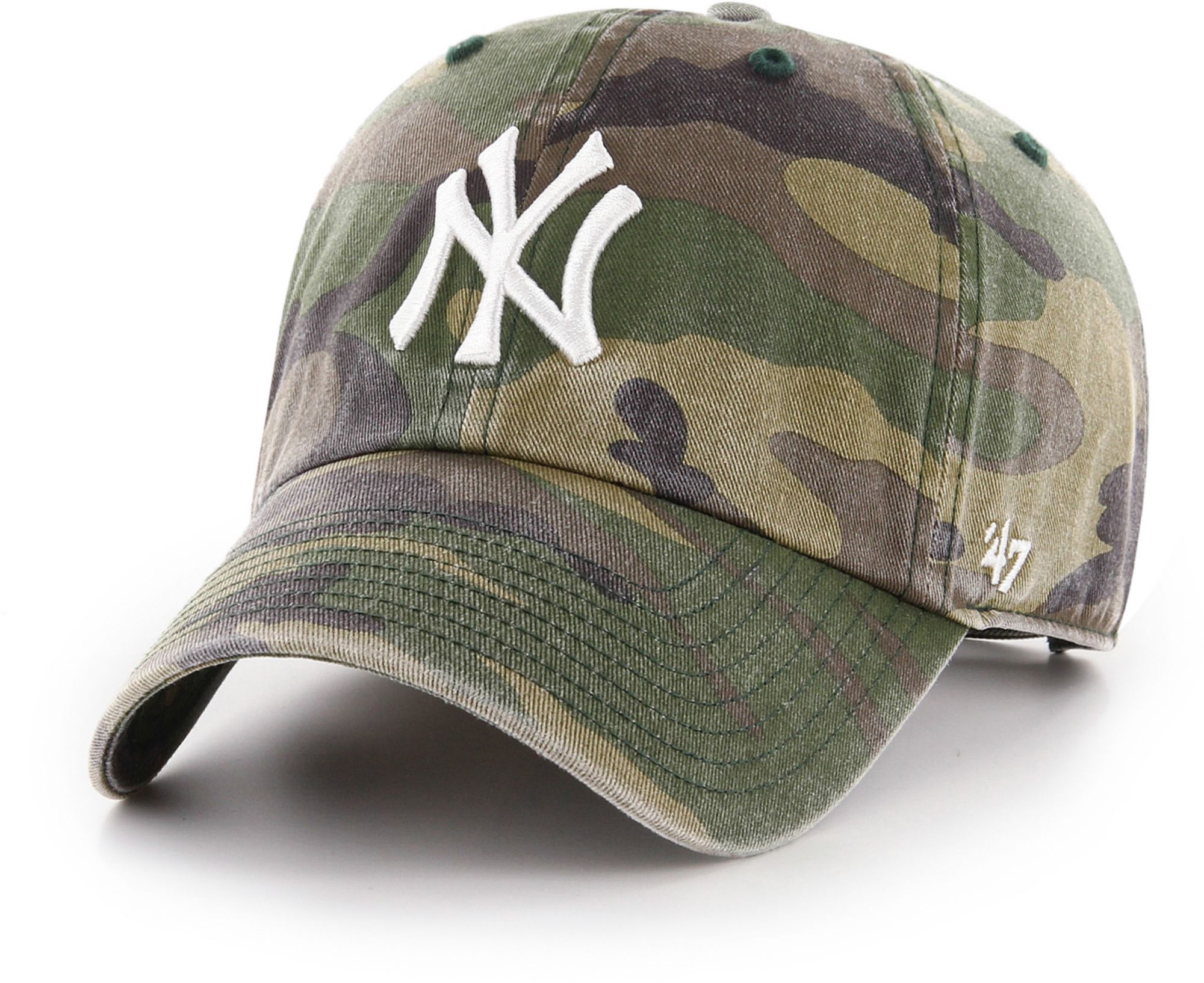 '47 Men's New York Yankees Camo Clean Up Adjustable Hat