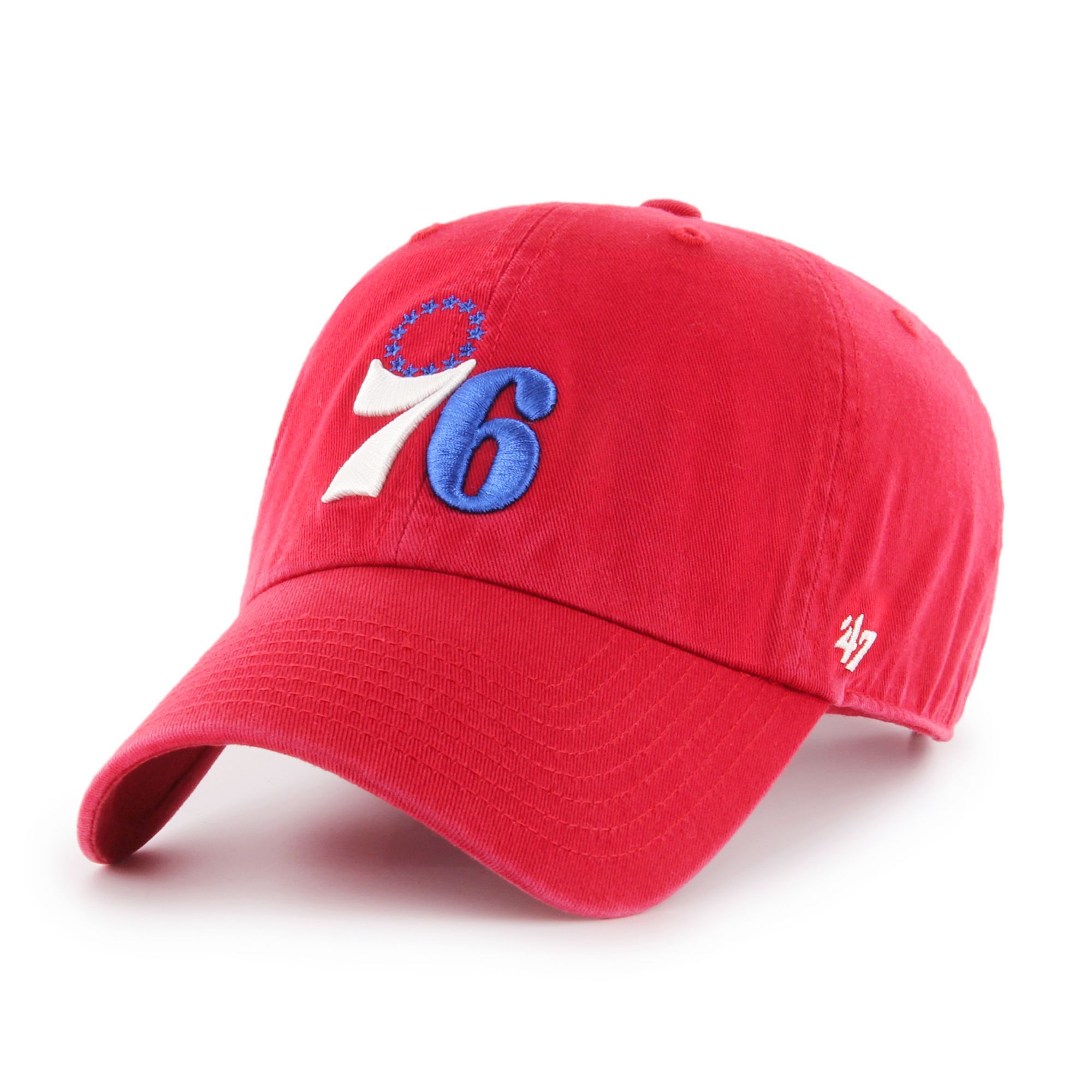 47 Brand / Men's Philadelphia 76ers Red Adjustable Hat