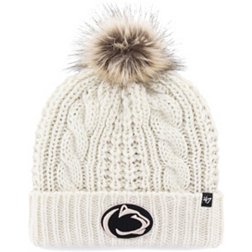 '47 Women's Penn State Nittany Lions Meeko Cuffed Knit White Hat