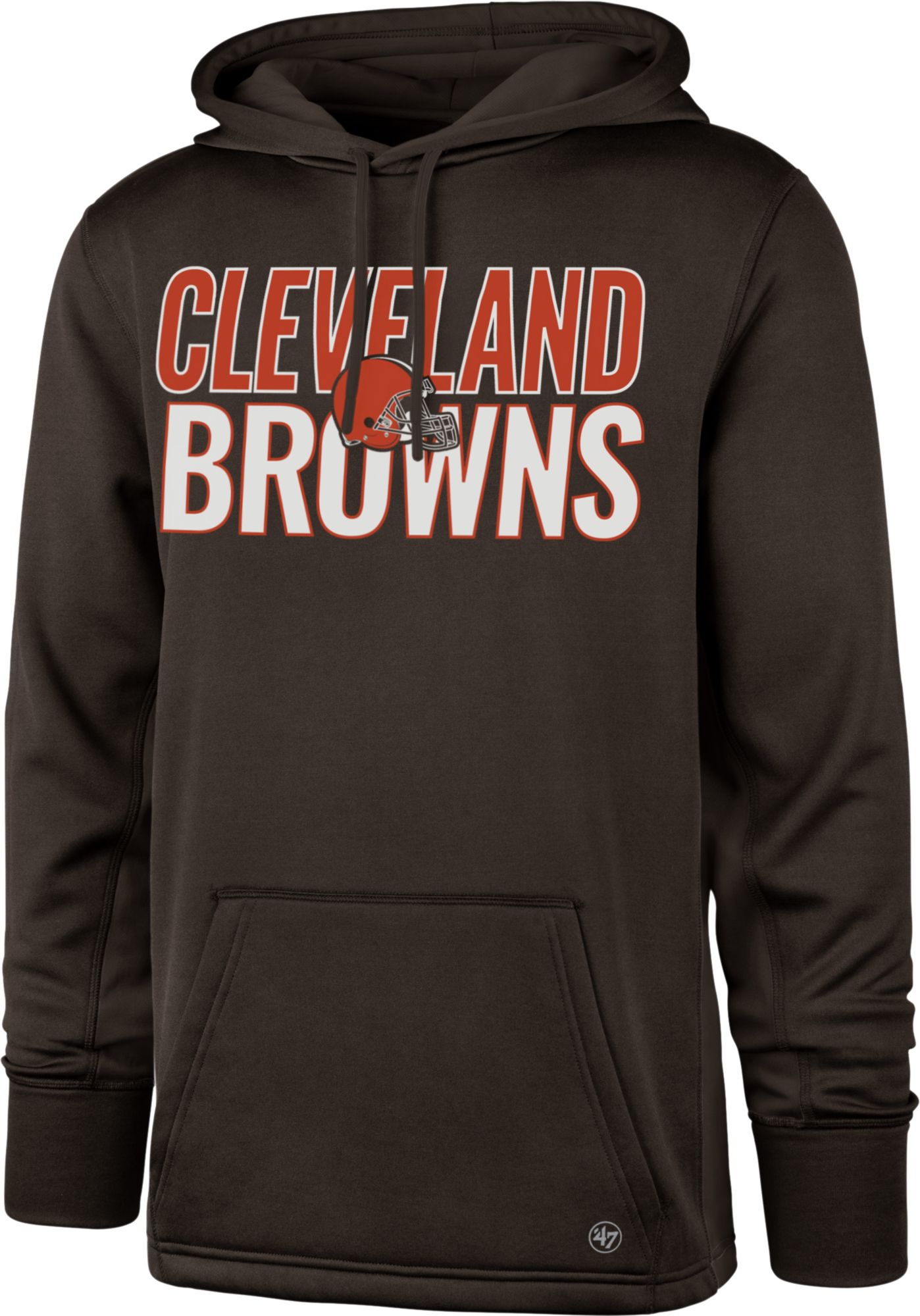 Cleveland Browns Men's 47 Brand Brown Rival T-Shirt Tee - Small