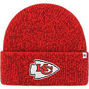 47 Men's Kansas City Chiefs Brainfreeze Red Cuffed Knit Hat