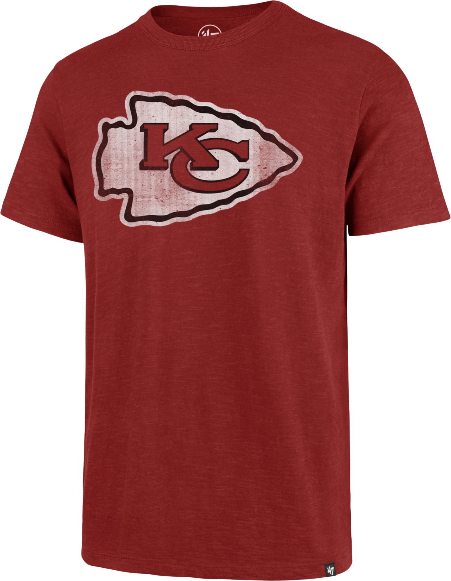 '47 Men's Kansas City Chiefs Scrum Logo Red T-Shirt