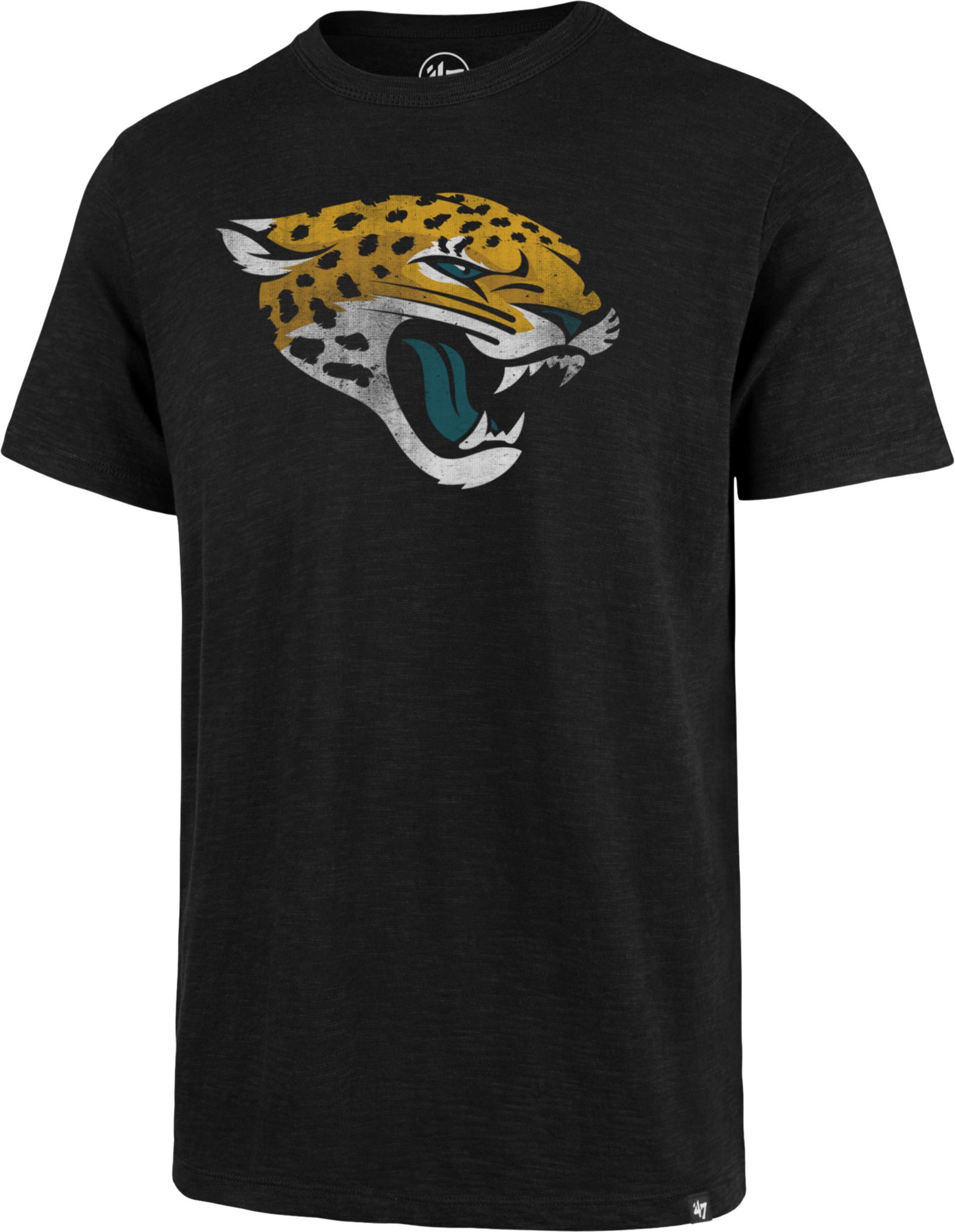 '47 Men's Jacksonville Jaguars Scrum Logo Black T-Shirt
