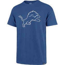 47 Men's Detroit Lions Scrum Logo Blue T-Shirt
