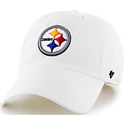 '47 Men's Pittsburgh Steelers Clean Up White Adjustable Hat