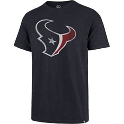 47 Men's Houston Texans Scrum Logo Navy T-Shirt
