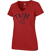 '47 Women's Cleveland Indians Ultra Rival V-Neck T-Shirt