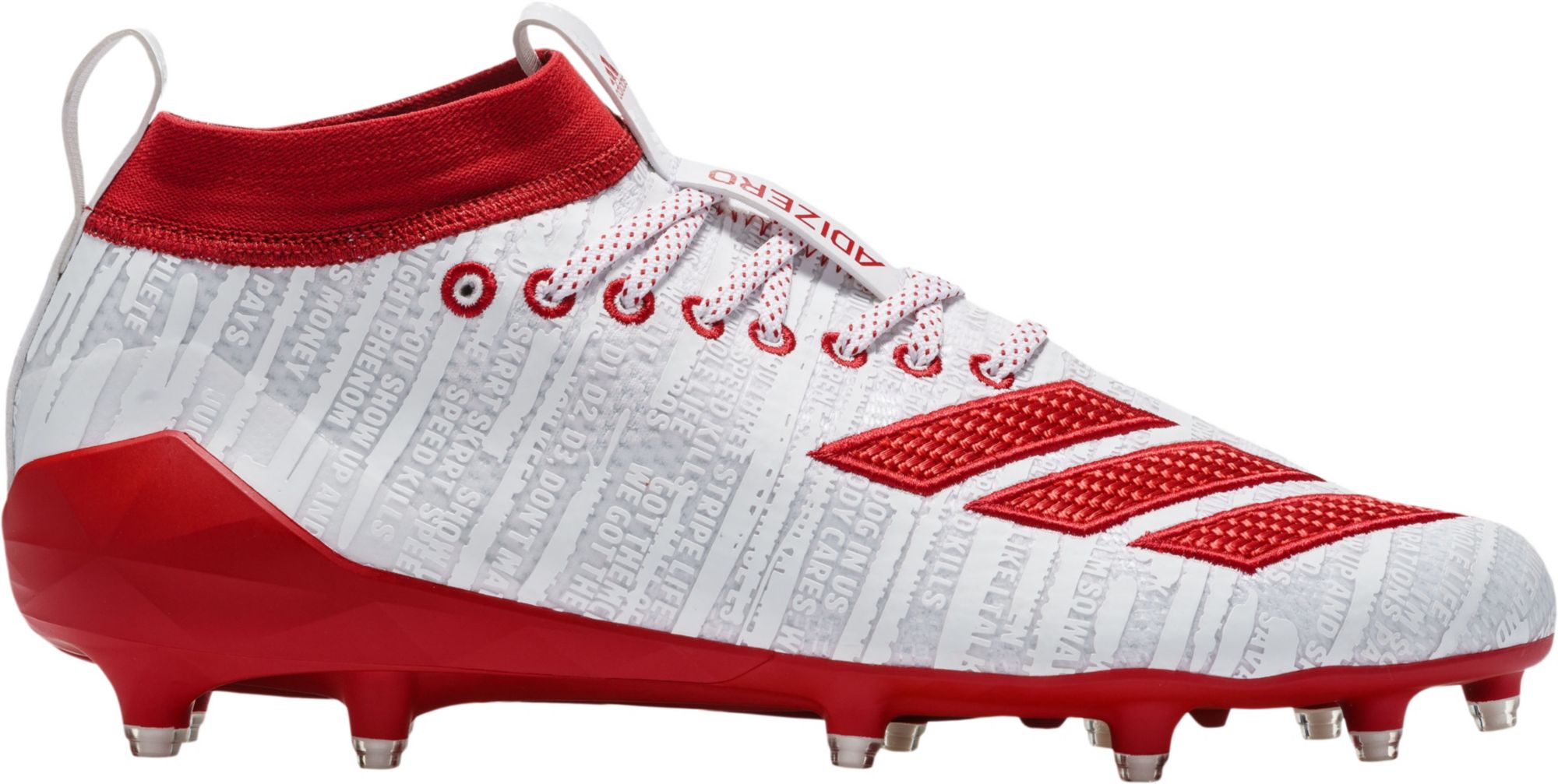 adidas red and white football cleats