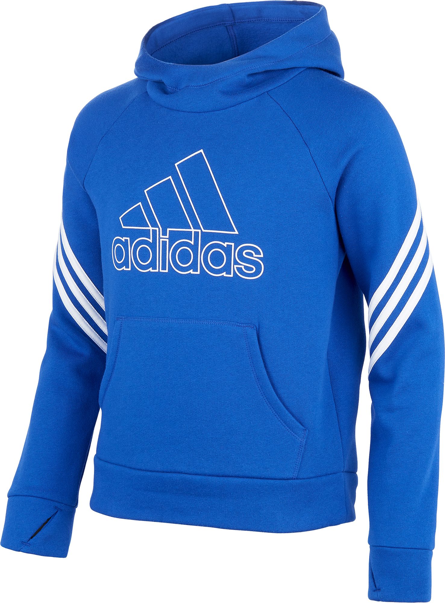 blue adidas zip up hoodie