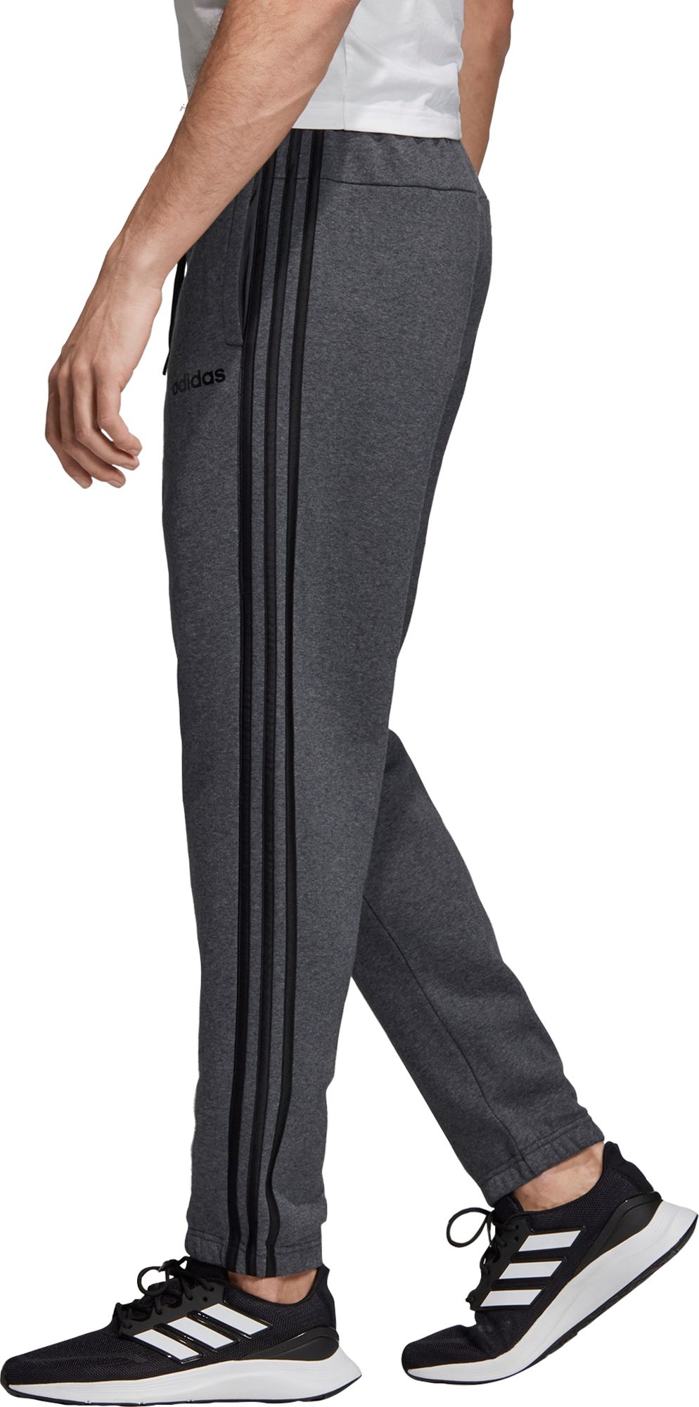 adidas Men's Essentials 3-Stripes Tapered Pants (Regular and Big & Tall) - .97