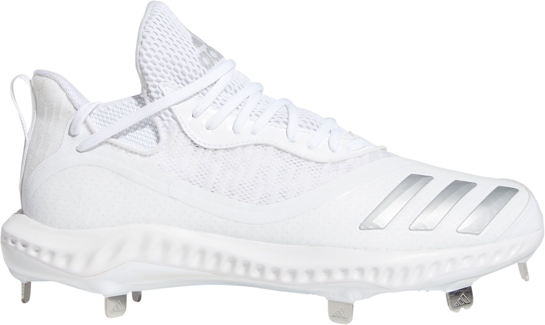 all white adidas baseball cleats